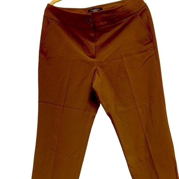 Talbots Women's Brown Capri Pants size 8p - Picture 1 of 3